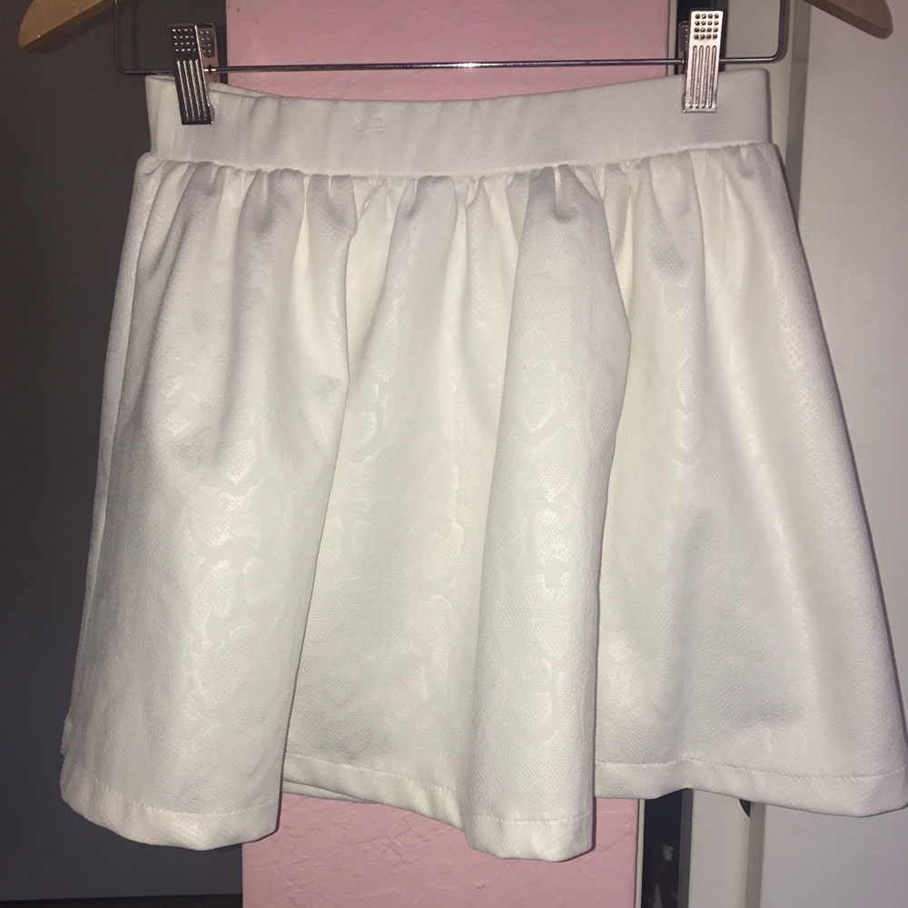 White Topshop skirt